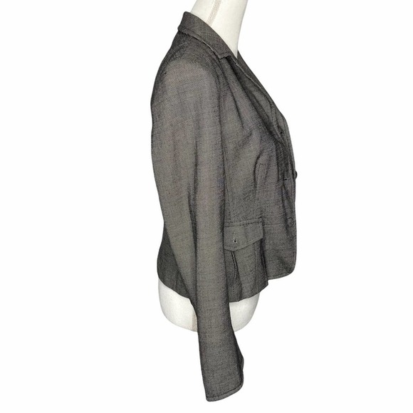 Akris Punto Wool Blazer Dark Charcoal Gray Size 6 - Picture 3 of 12